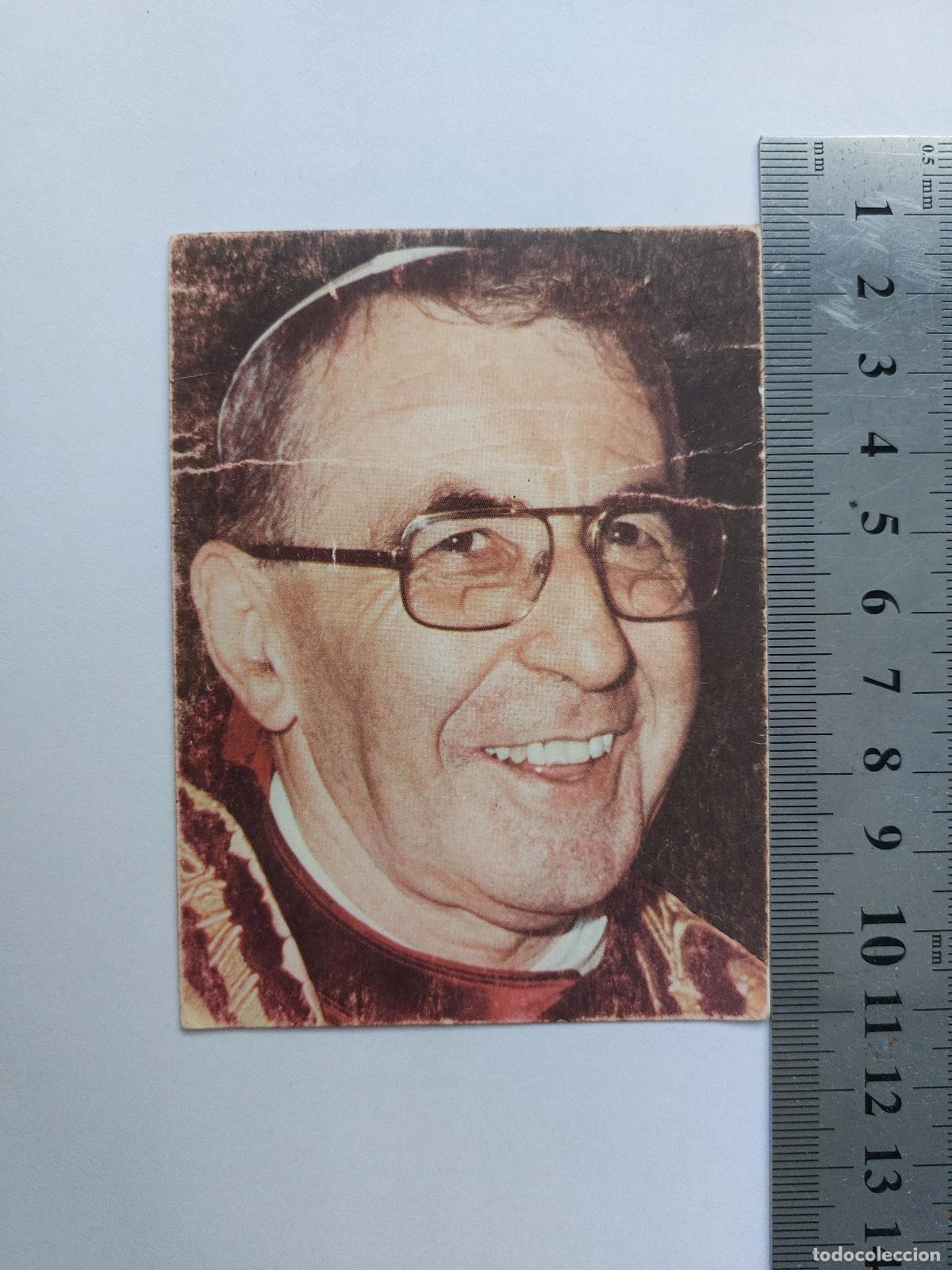 Postales: Estampa de retrato del Papa Juan Pablo I
