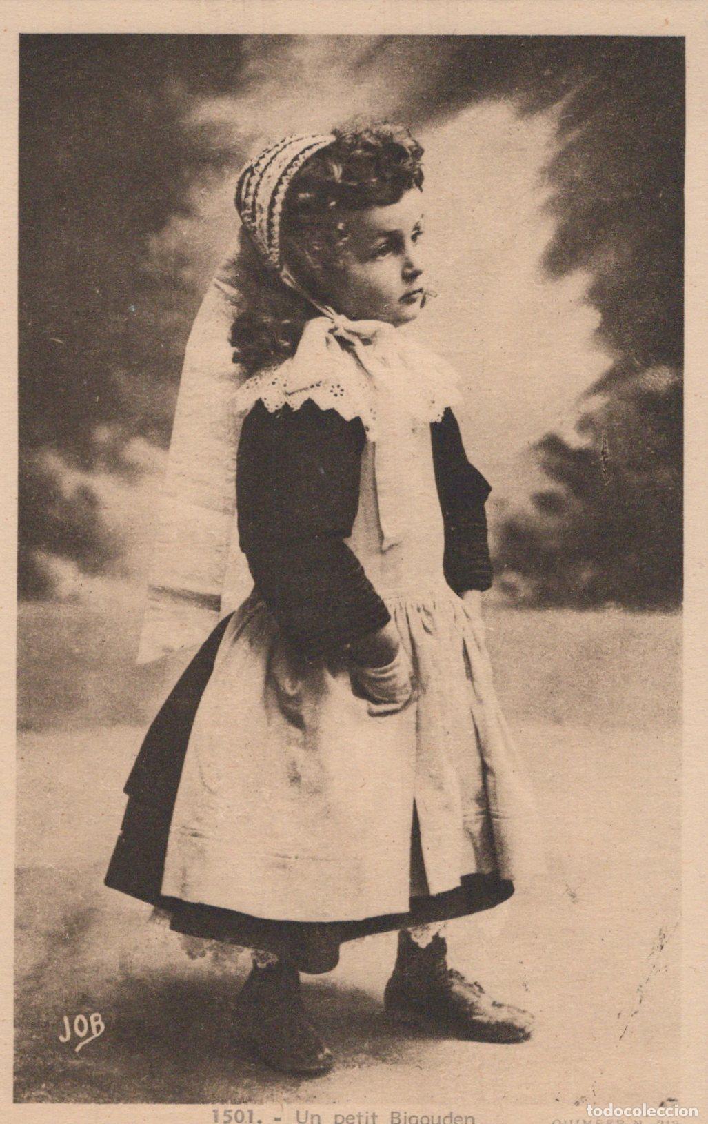 Postales: France Quimper Bretagne Portrait Enfant Fille Bigoud&egrave;ne Unposted *YAA022