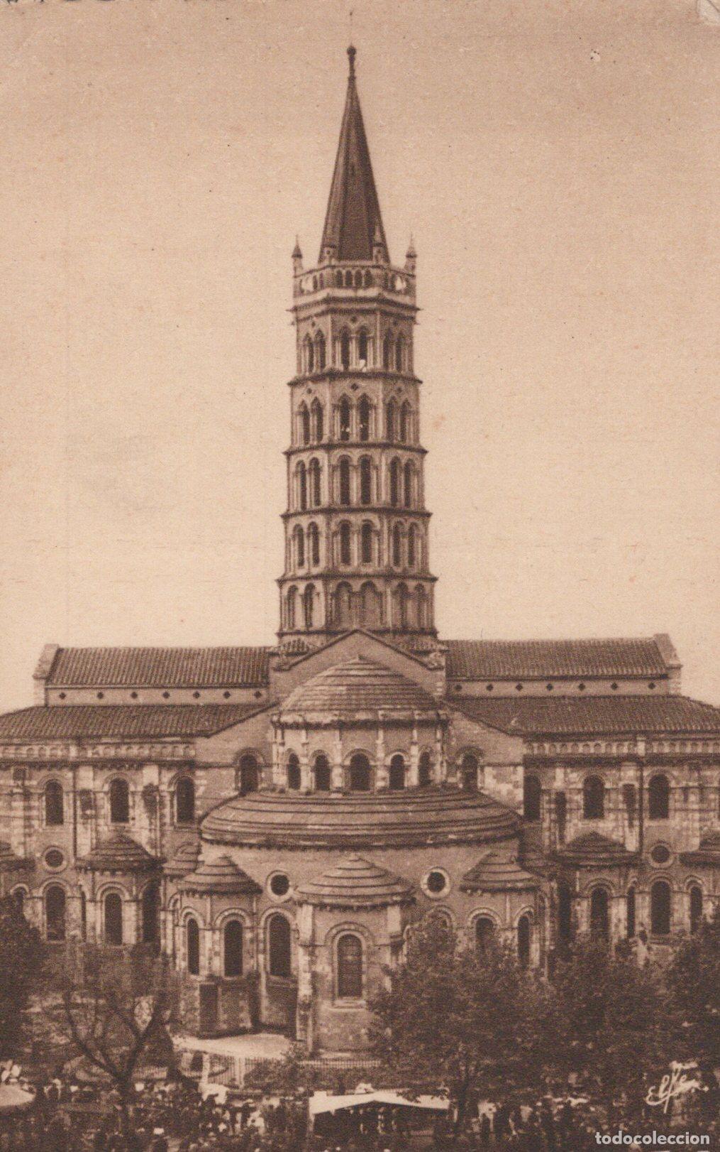 Postales: France Toulouse Basilique Saint Sernin Architecture Viollet le Unposted *YAA028