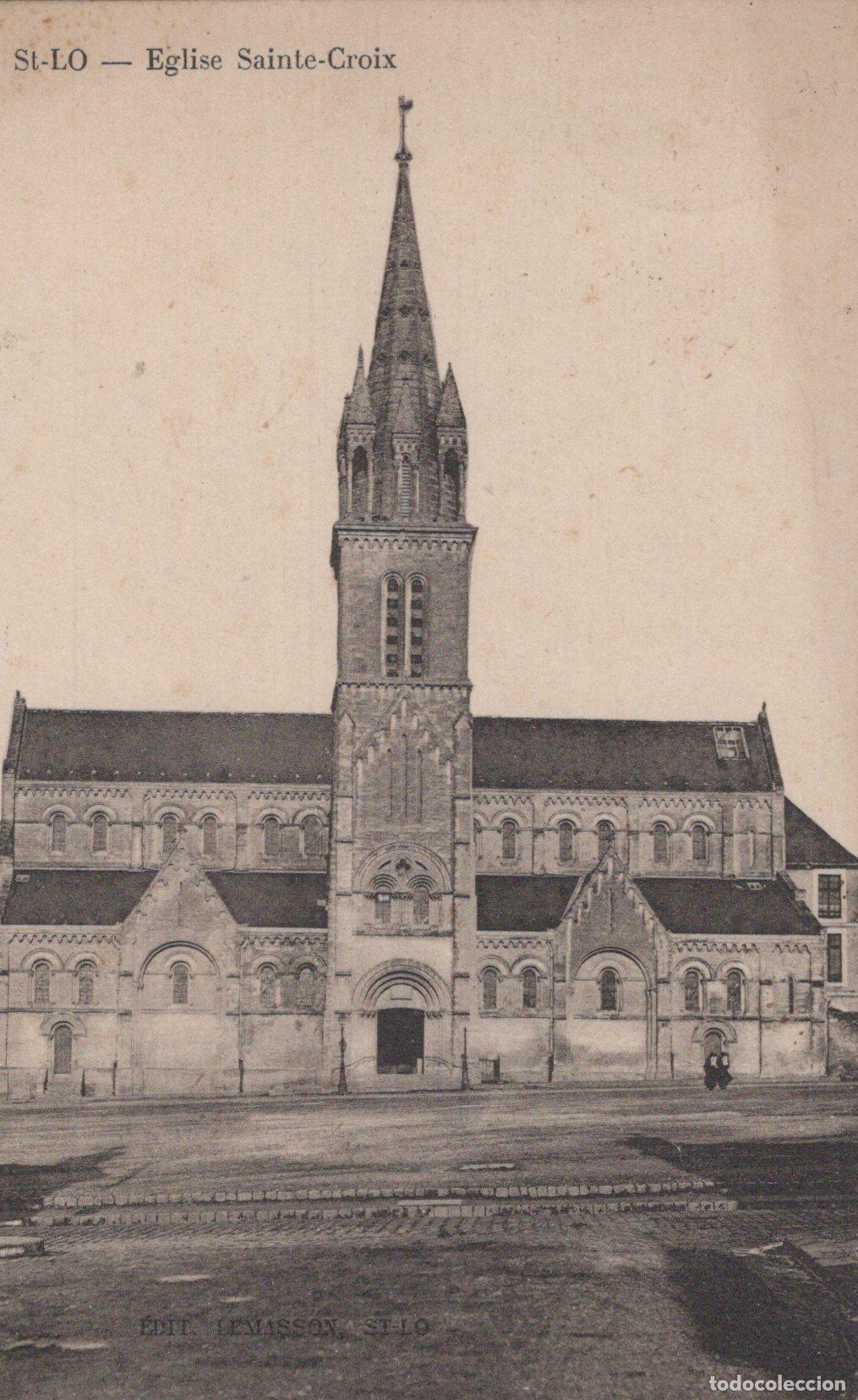 Postales: France St Lo Normandie Eglise Sainte Croix Architecture Religieuse *YAA035