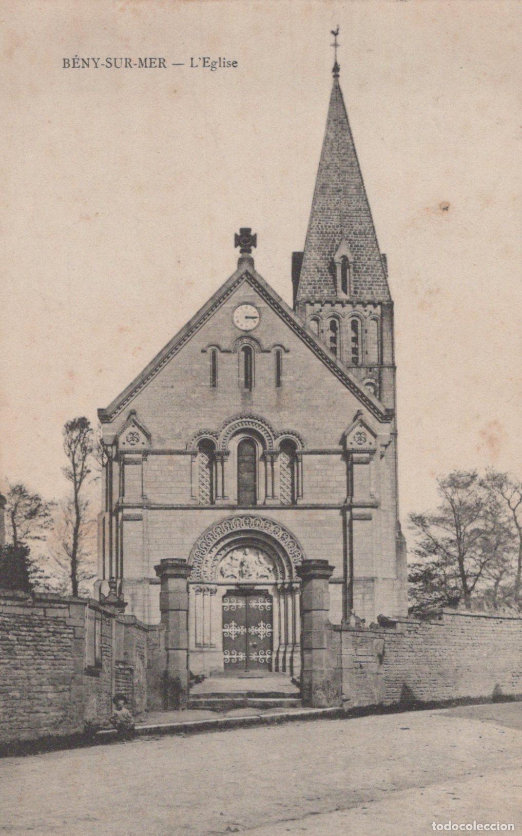 Postales: France B&eacute;ny sur Mer Normandie &Eacute;glise Paroissiale Architecture Historique *YAA043