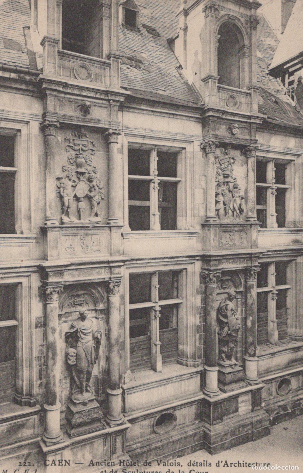 Postkarten: France Caen Ancien H&ocirc;tel de Valois Architecture et Sculptures *YAA056