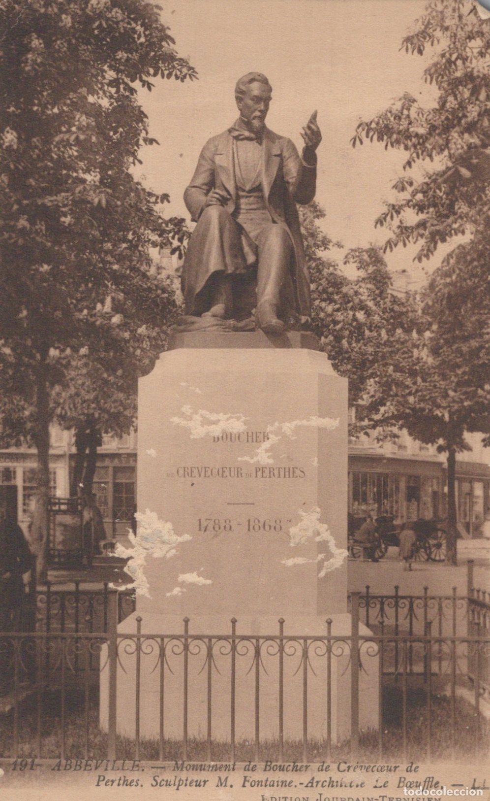 Postkarten: France Abbeville Hauts de Monument Boucher de Cr&egrave;vec&oelig;ur *YAA072