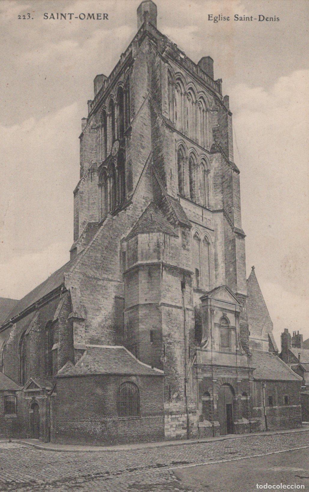 Postkarten: France Saint Omer Hauts de &Eacute;glise Saint Denis Architecture Unposted *YAA082