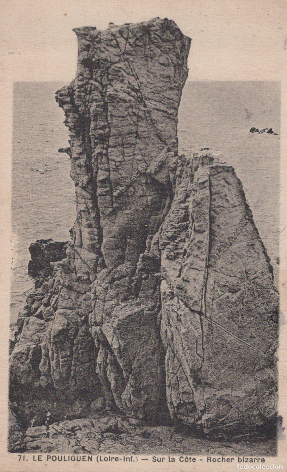 Postkarten: France Le Pouliguen Rocher Bizarre sur la C&ocirc;te Atlantique *YAA068