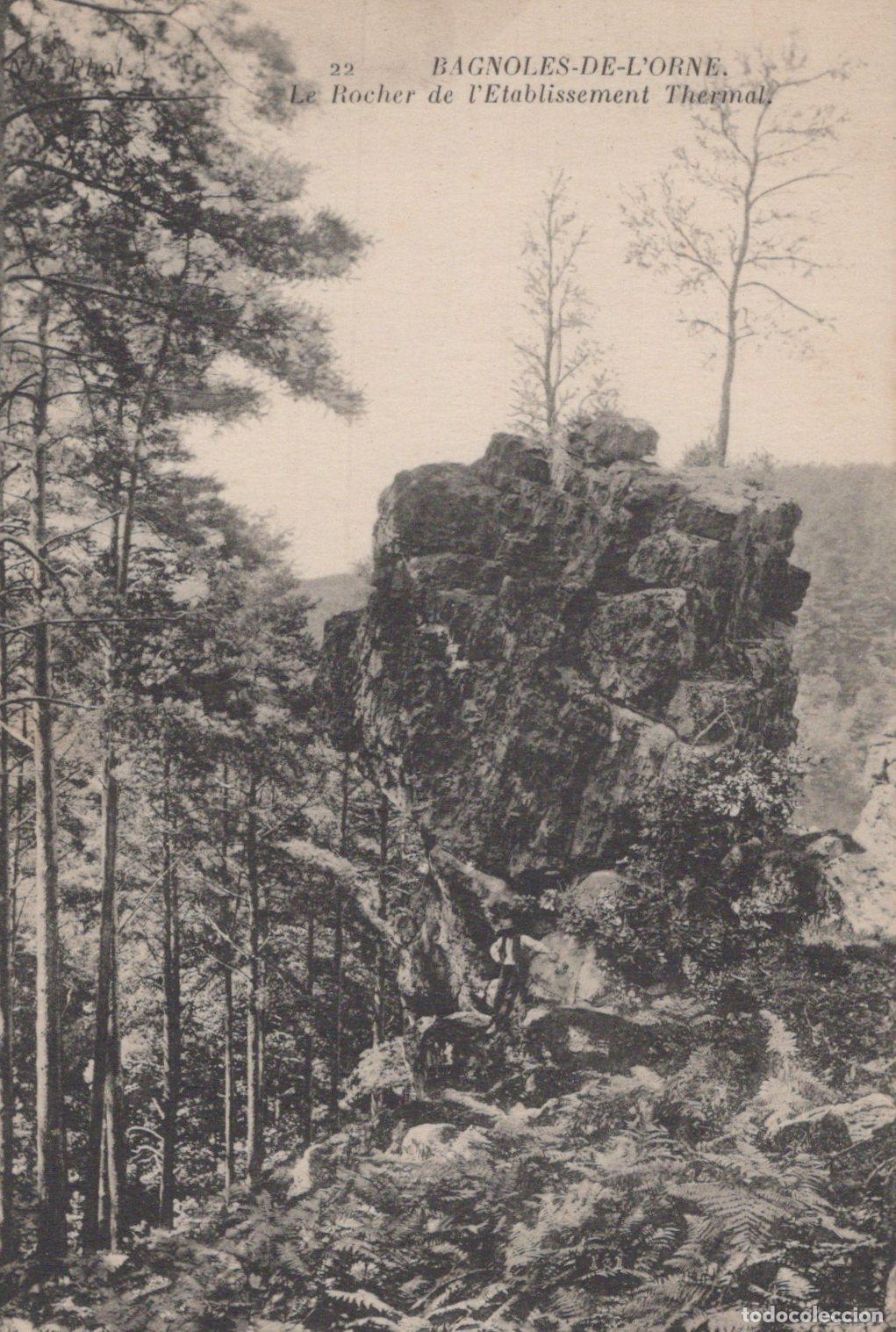 Postkarten: France Bagnoles de L Orne Normandie Rocher &Eacute;tablissement Unposted *YAA083