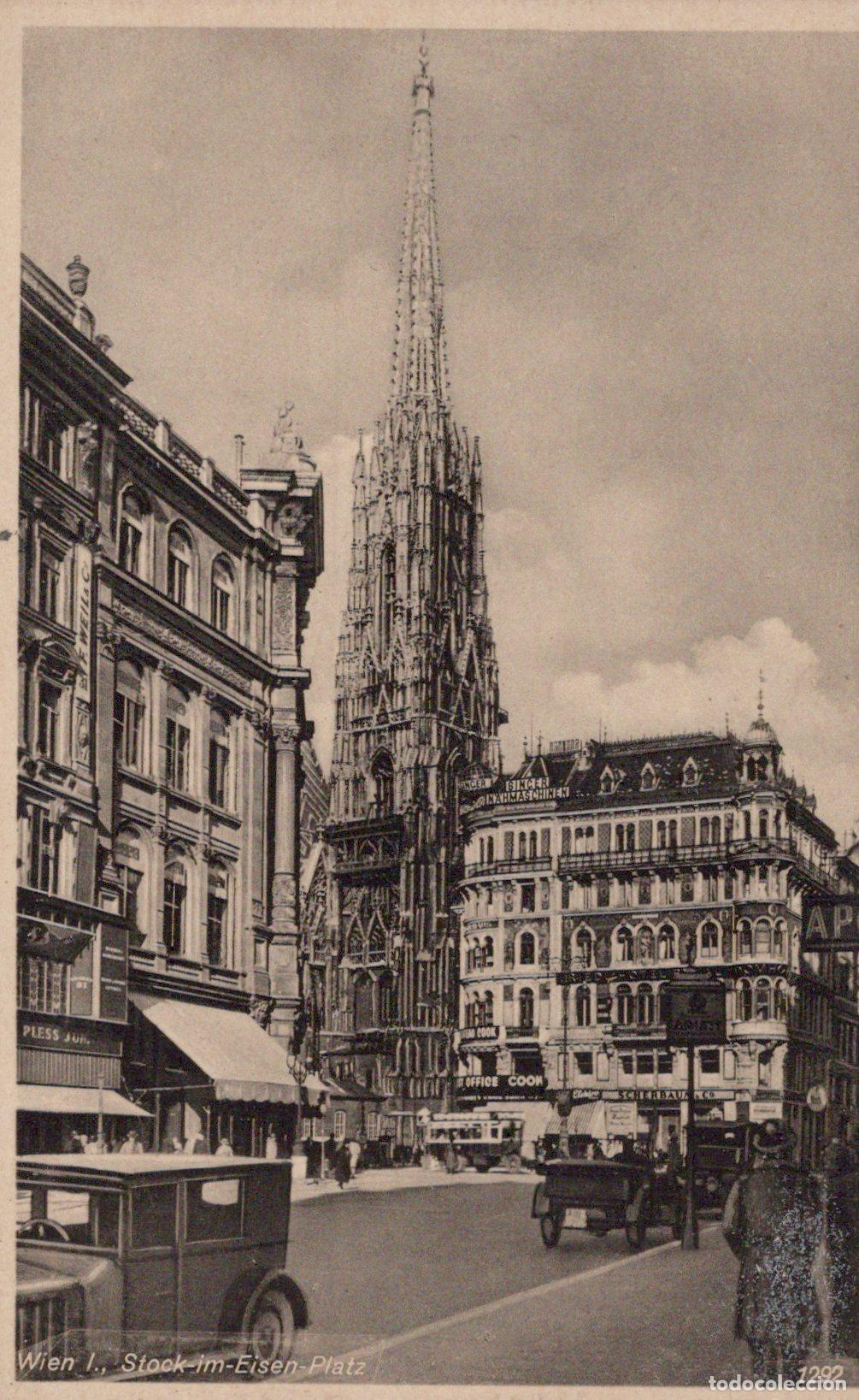 Postkarten: &Ouml;sterreich Vienna Wien Stephansdom Stock IM Eisen Platz Unposted *YAA107
