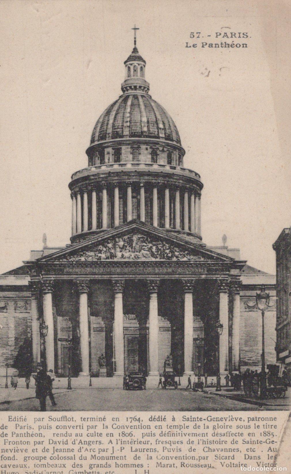 Postkarten: France Paris &Icirc;le de Panth&eacute;on Monument Historique National *YAA101