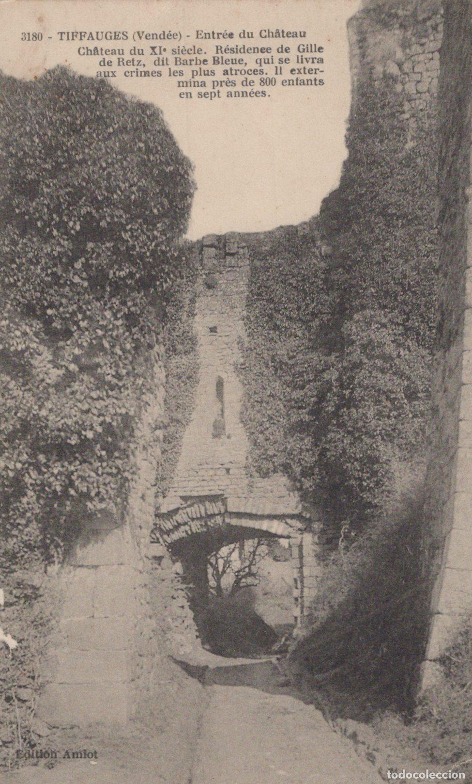 Postkarten: France Tiffauges Ch&acirc;teau de Gilles de Retz Barbe Bleue *YAA103