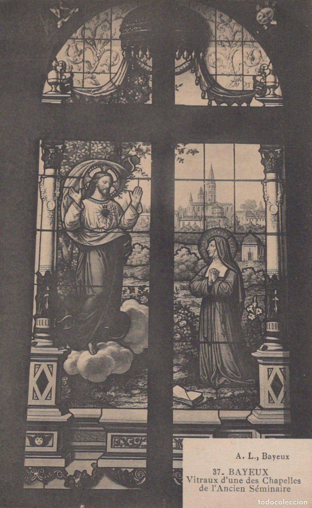 Postais: France Bayeux Normandie Vitraux Religieux Ancien S&eacute;minaire *YAA129