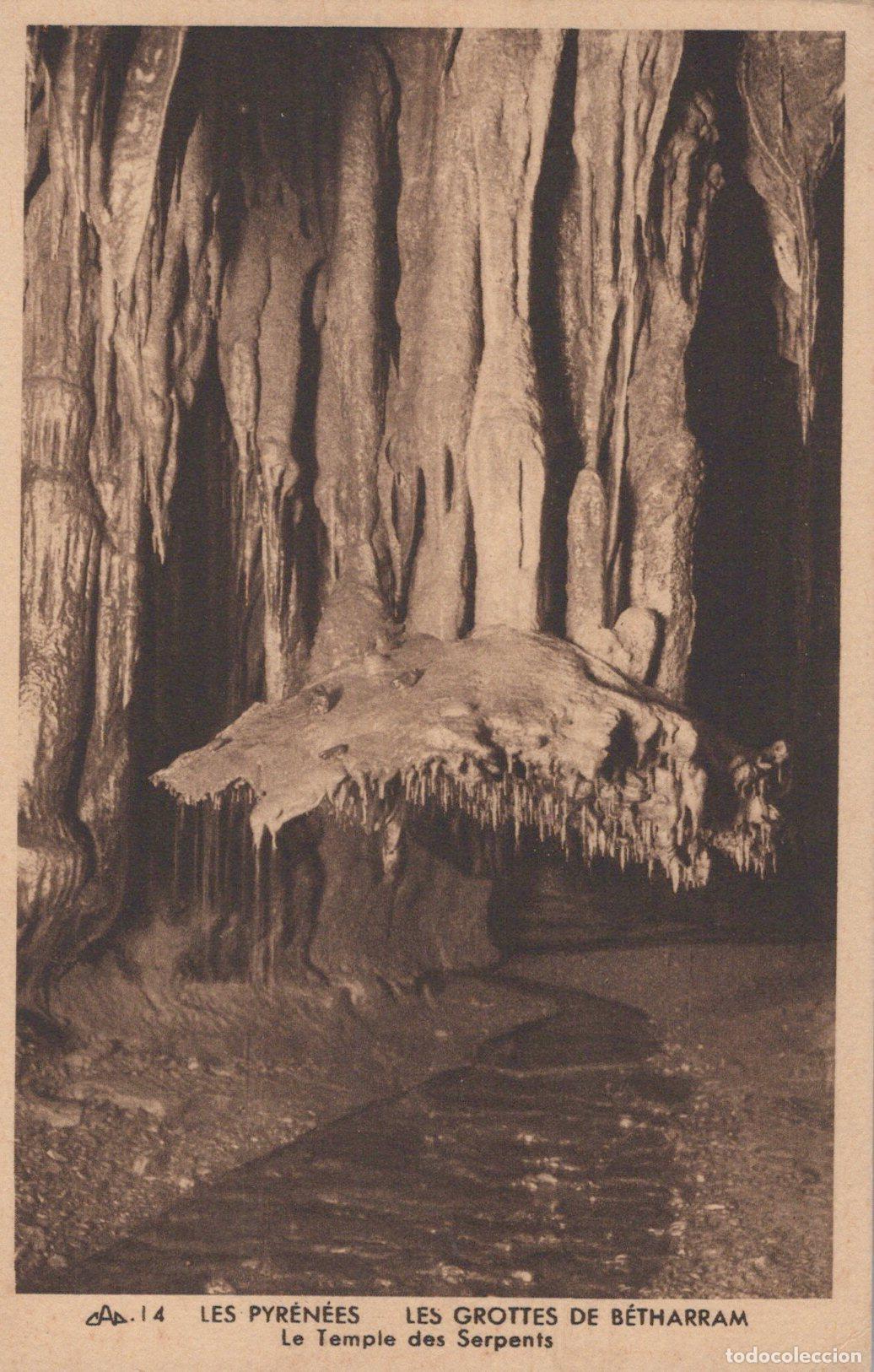 Postais: France B&eacute;tharram Pyr&eacute;n&eacute;es Grottes de B&eacute;tharam Temple des Unposted *YAA118