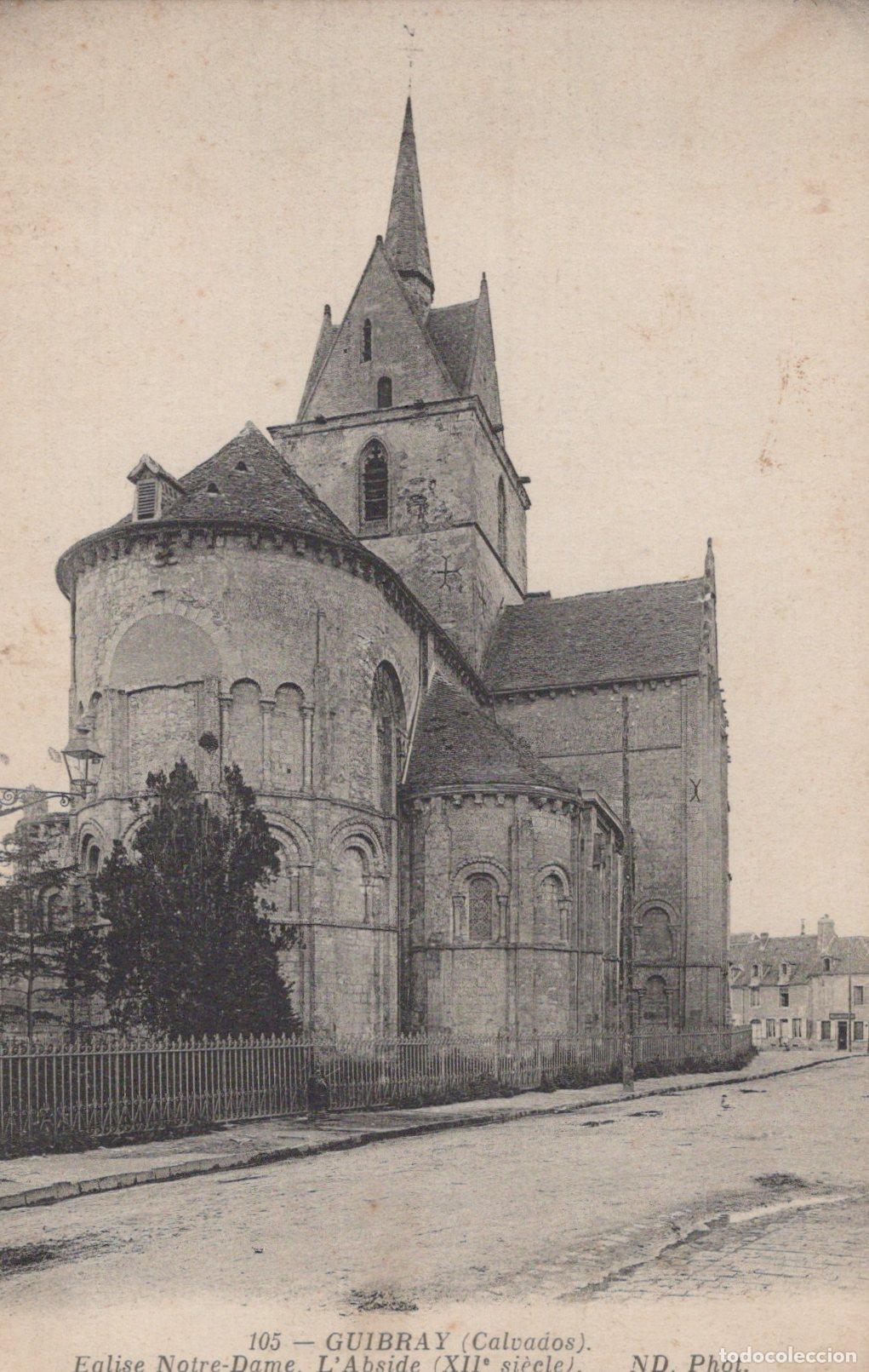 Postais: France Gui Bray Calvados Normandie &Eacute;glise Notre Dame Abside Xiie Si&egrave;cle *YAA149