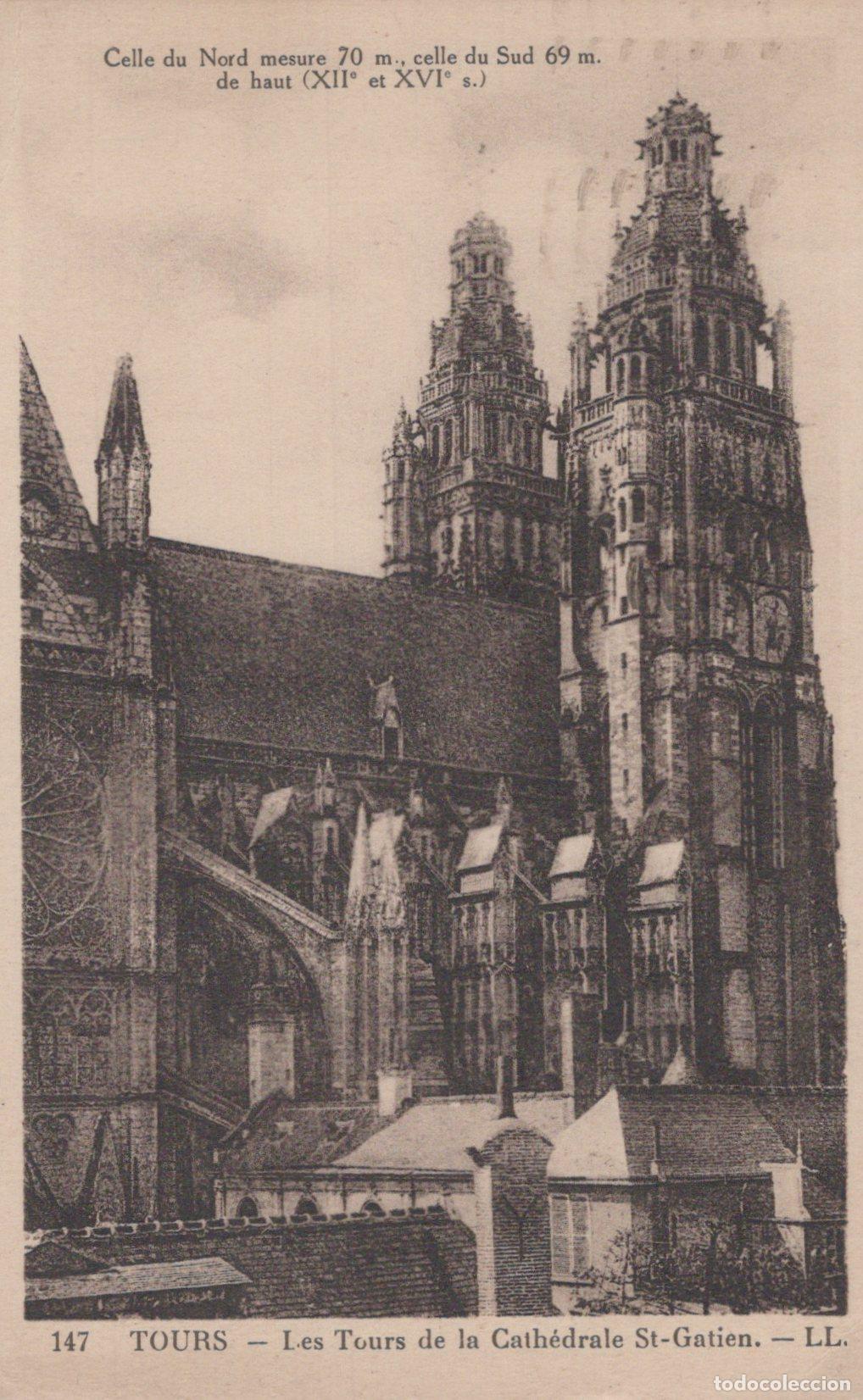 Postais: France Tours Cath&eacute;drale Saint Gatien *YAA157