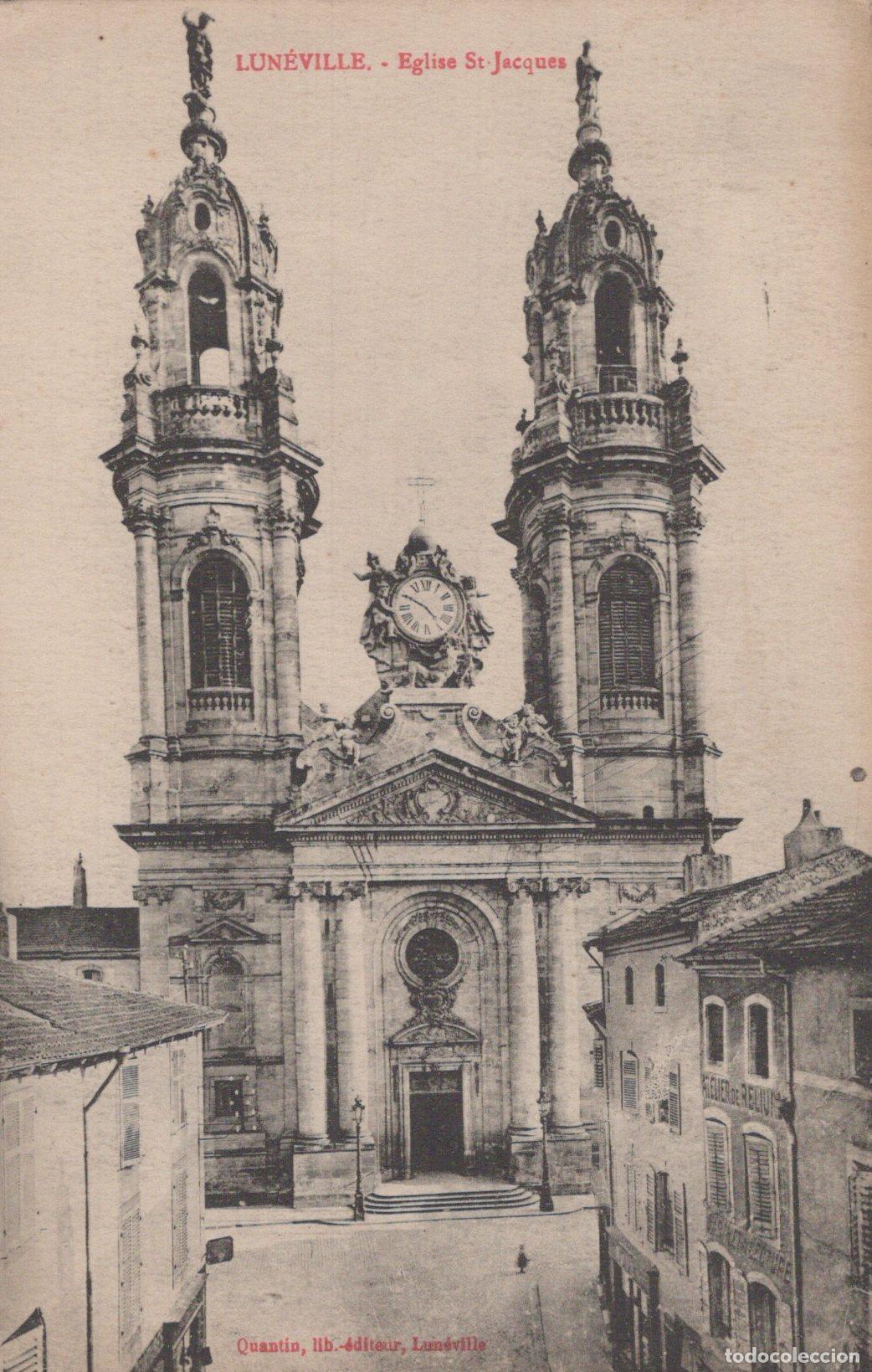 Postais: France Lun&eacute;ville &Eacute;glise Saint Jacques Architecture Circul&eacute;e *YAA154