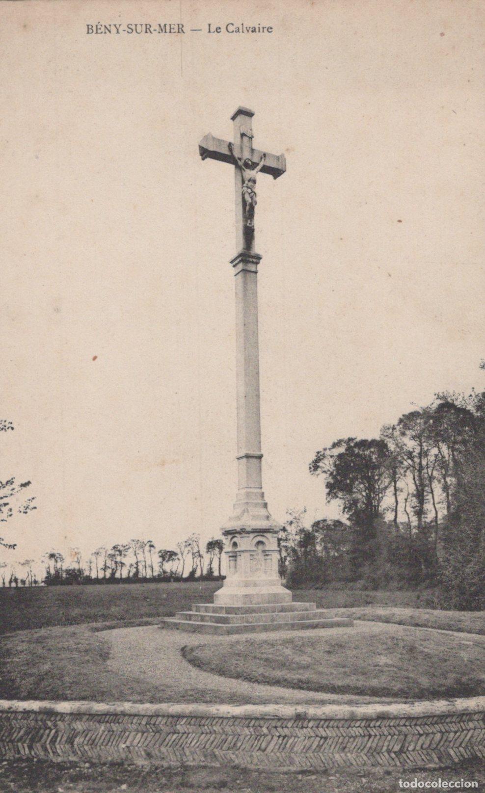 Postales: France B&eacute;ny sur Mer Normandie Calvaire Monumental en Pierre *YAA130