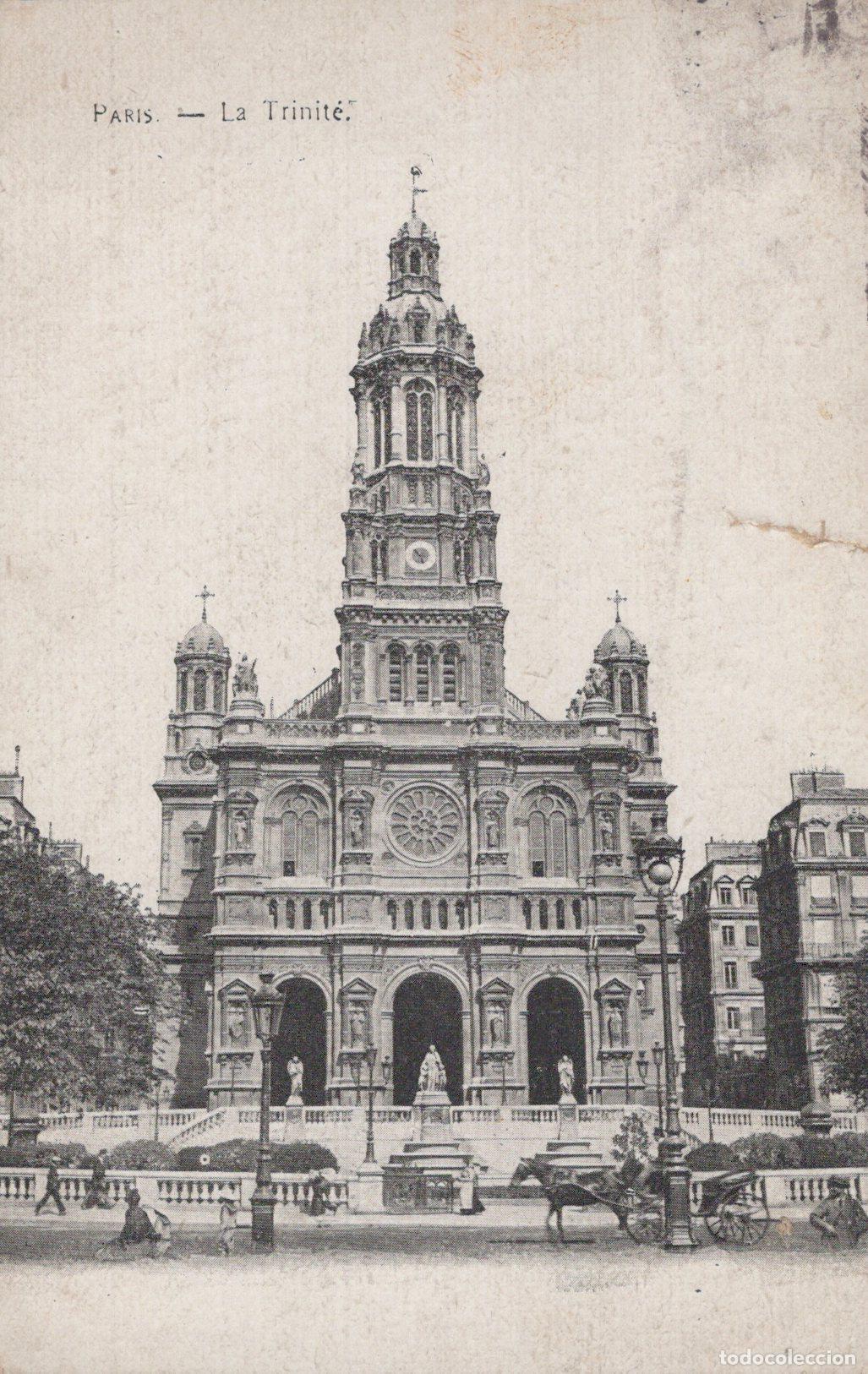 Postales: France Paris Eglise De La Trinite Architecture Posted *YAA145