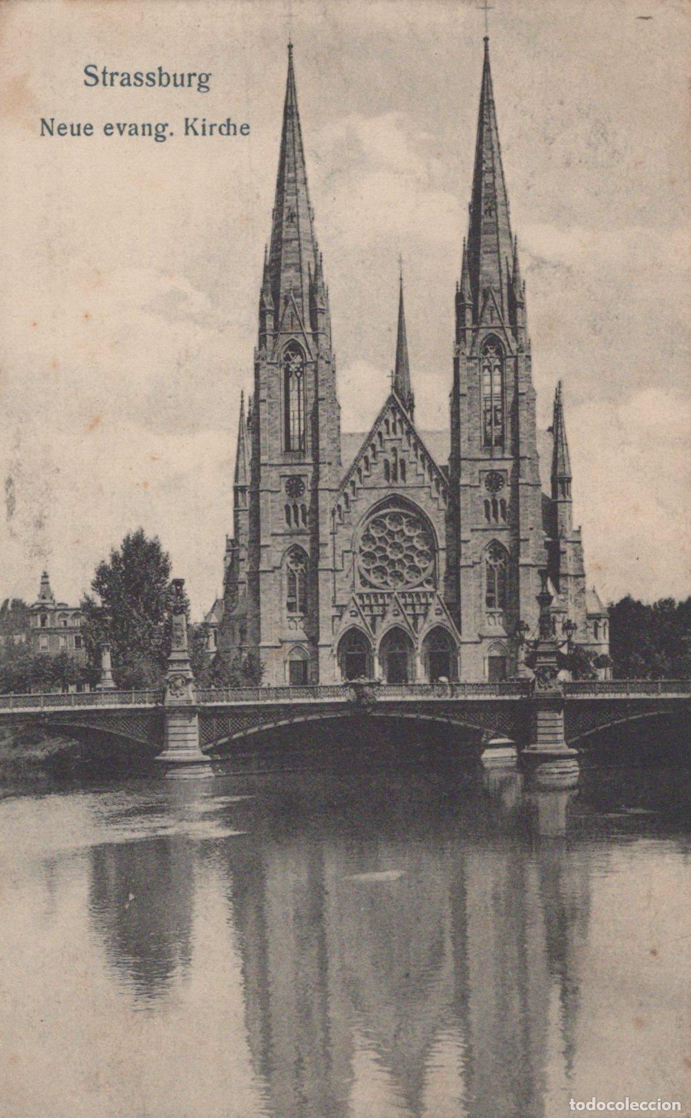 Postkarten: France Strasbourg Alsace St Paul Church Architecture *YAA163