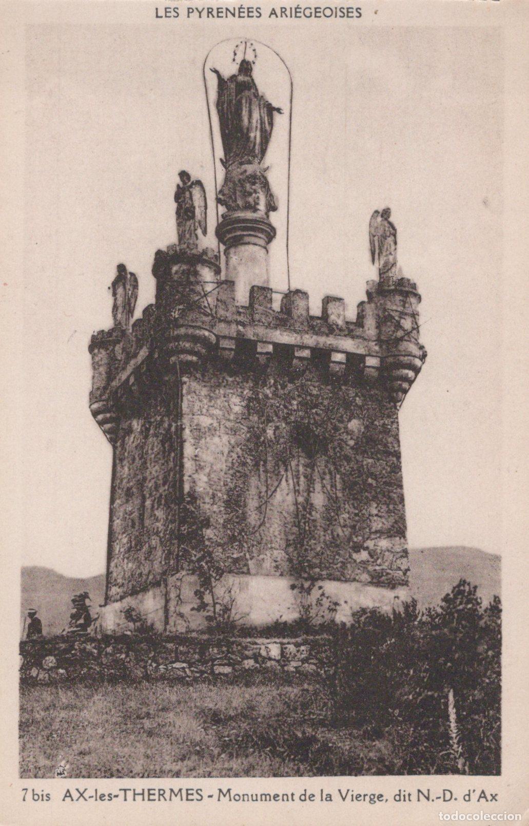 Postkarten: France Ax Les Thermes Monument Notre Dame D Ax Unposted *YAA160