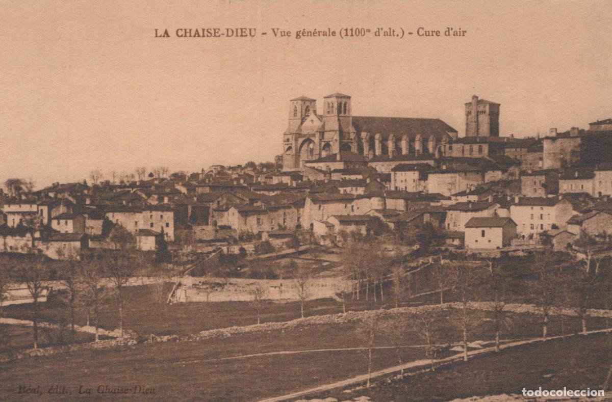 Postkarten: France La Chaise Dieu Vue G&eacute;n&eacute;rale Abbaye Village Unposted *YAA209