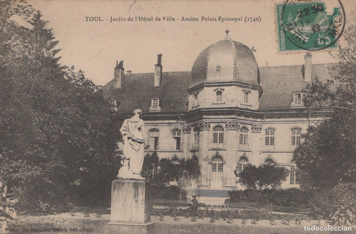 Postkarten: France Toul Jardin de L H&ocirc;tel de Ville Ancien Palais &Eacute;piscopal *YAA222