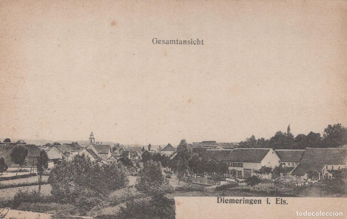 Postales: France Diemeringen Alsace Village General View Posted *YAA234