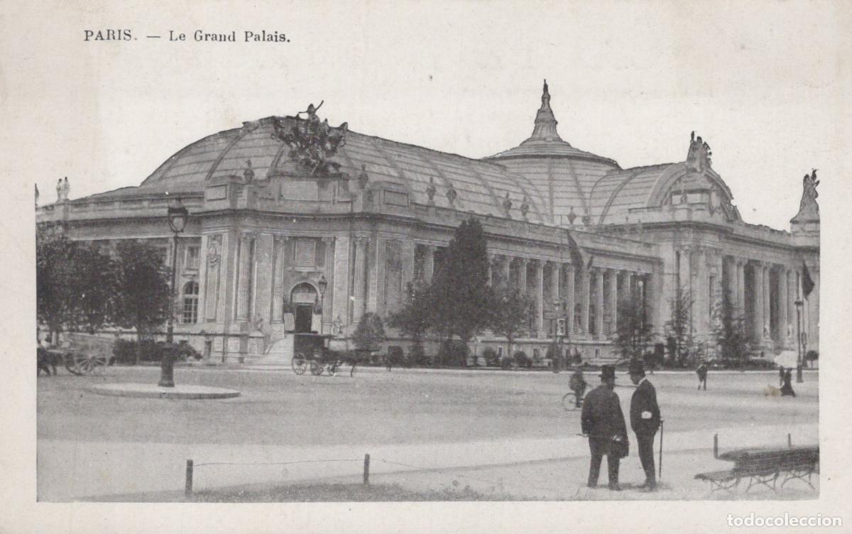 Postales: France Paris &Icirc;le de Grand Palais Architecture Sc&egrave;ne de Rue *YAA193