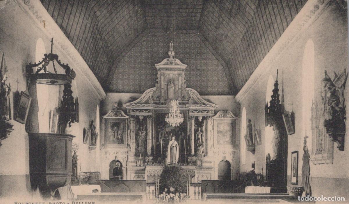 Postales: France Bell&ecirc;me Belleme Normandie &Eacute;glise Notre Dame Int&eacute;rieur Unposted *YAA247