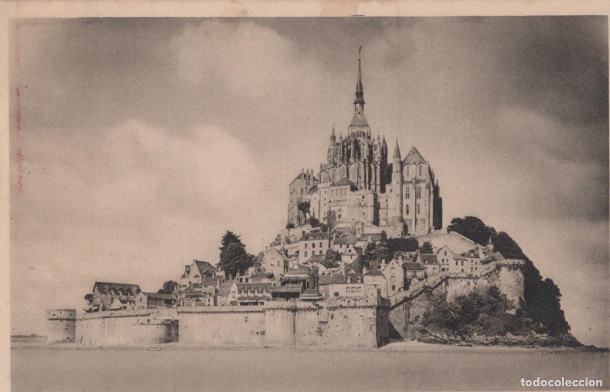 Postales: France Mont Saint Michel Normandie Abbaye et Village M&eacute;di&eacute;val *YAA249