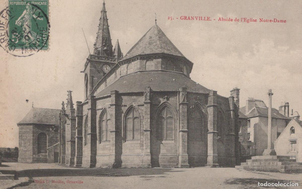 Postkarten: France Granville Normandie &Eacute;glise Notre Dame Abside *YAA200