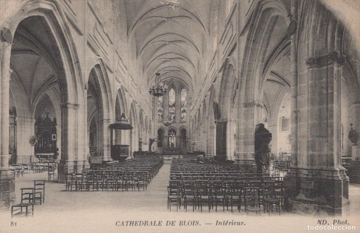 Cartes Postales: France Blois Cath&eacute;drale Saint Louis Int&eacute;rieur Unposted *YAA223