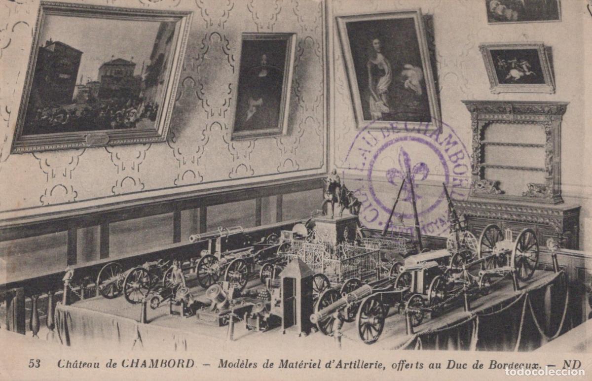 Cartes Postales: France Chambord Ch&acirc;teau Int&eacute;rieur Artillerie *YAA292