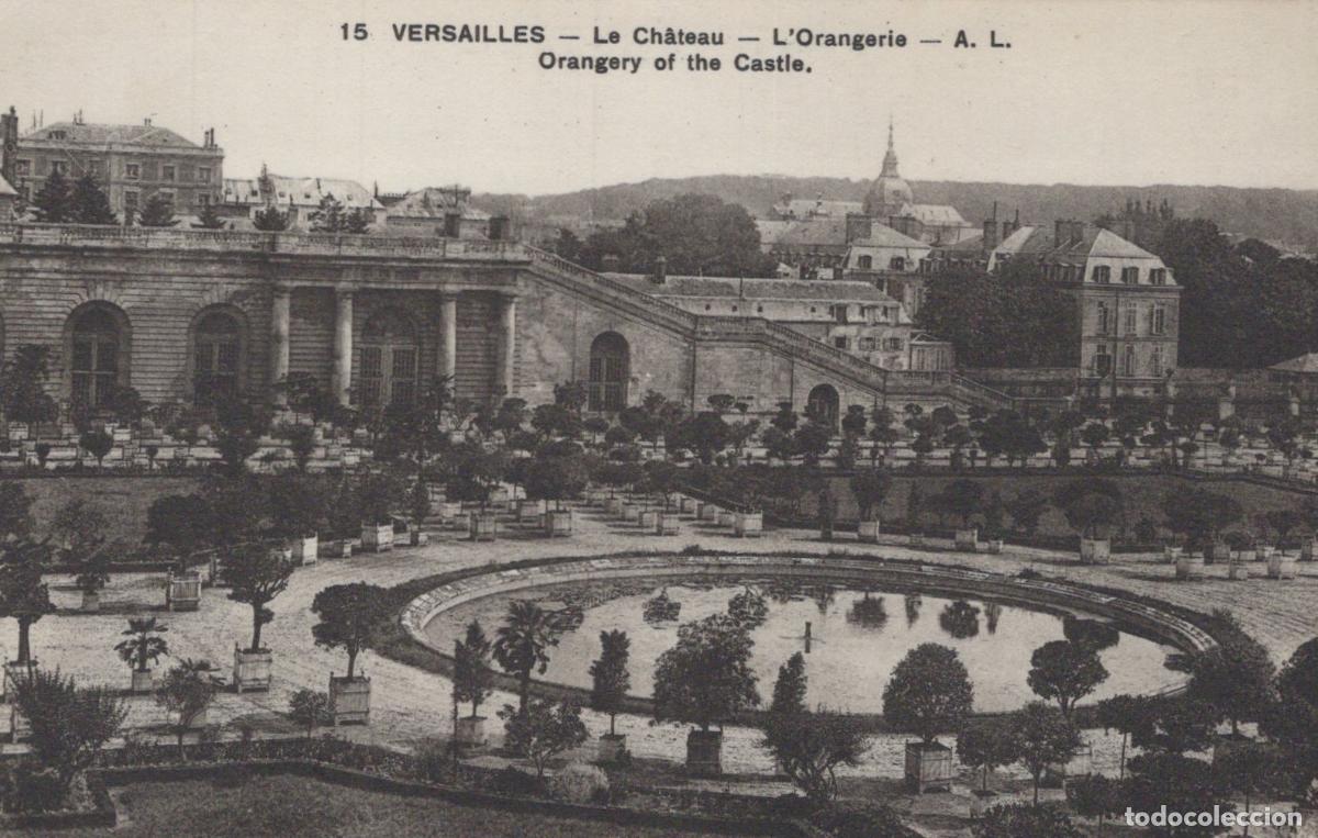 Postcards: France Versailles &Icirc;le de Ch&acirc;teau et Orangerie Jardins Bassin *YAA289