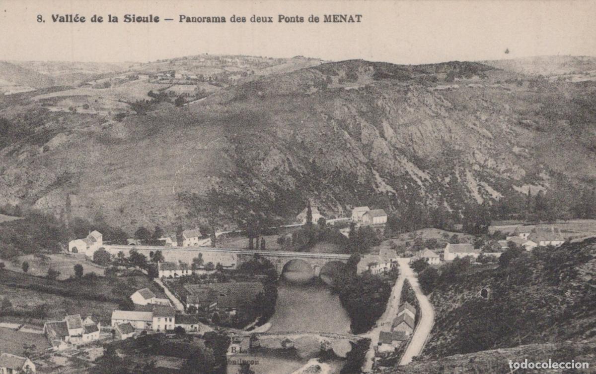 Postcards: France Menat Vall&eacute;e de la Sieule Ponts et Village Unposted *YAA291