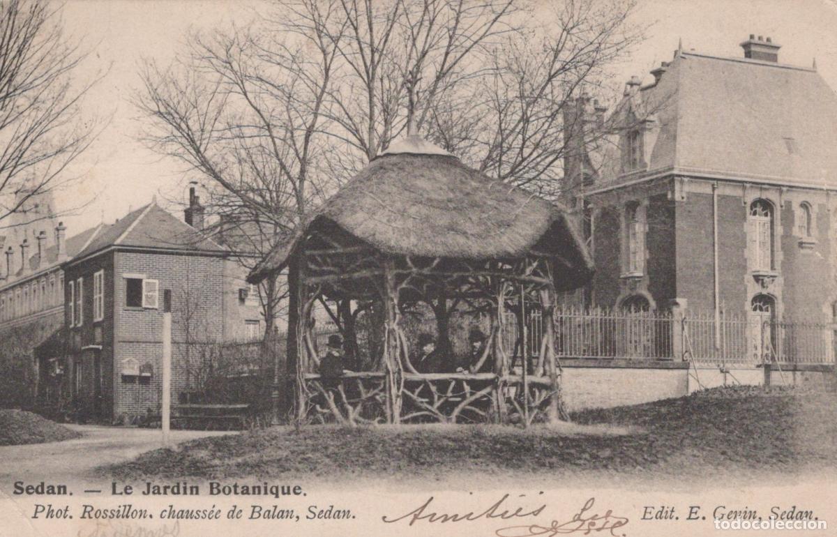 Cartes Postales: France Sedan Jardin Botanique Kiosque Visiteurs *YAA337