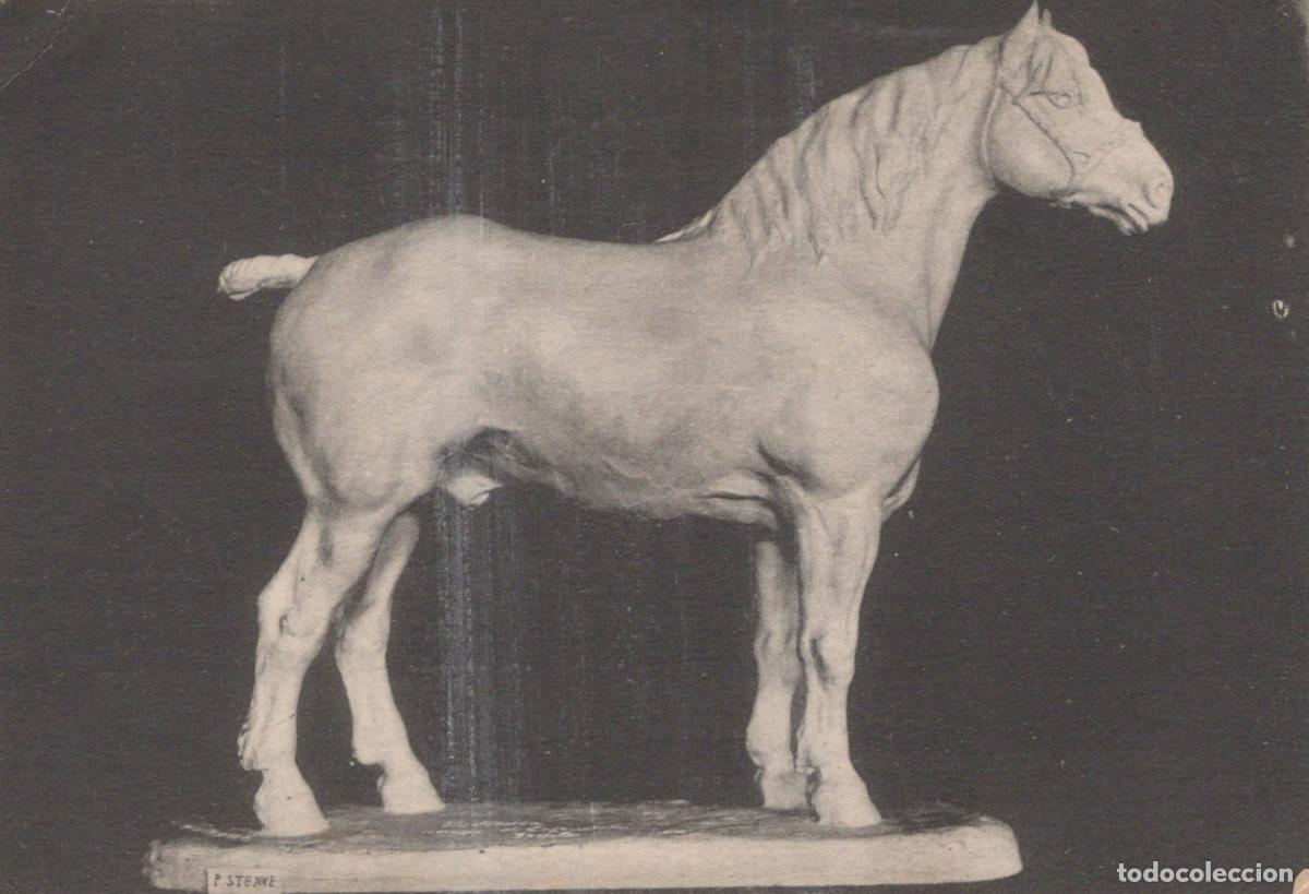 Postales: France Paris &Icirc;le de Sculpture Cheval Boulonnais P Stenne Unposted *YAA354