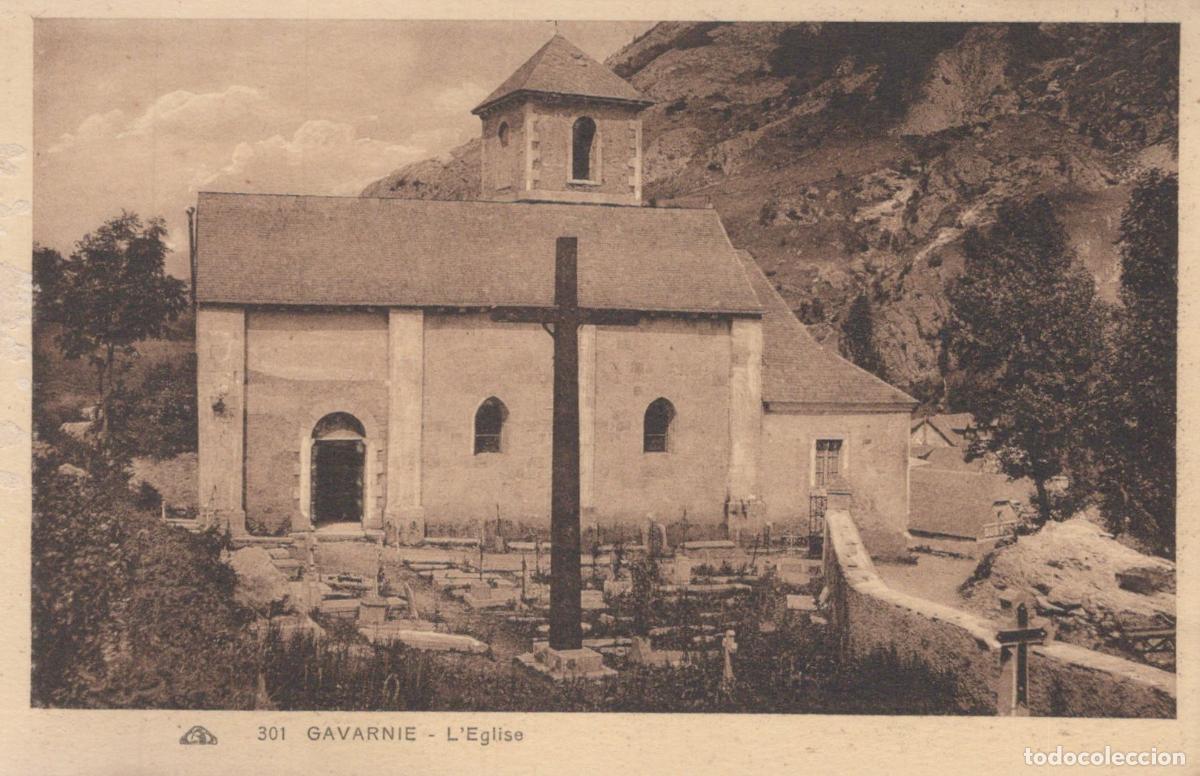 Postales: France Gavarnie &Eacute;glise Paroissiale Calvaire Montagne Unposted *YAA270
