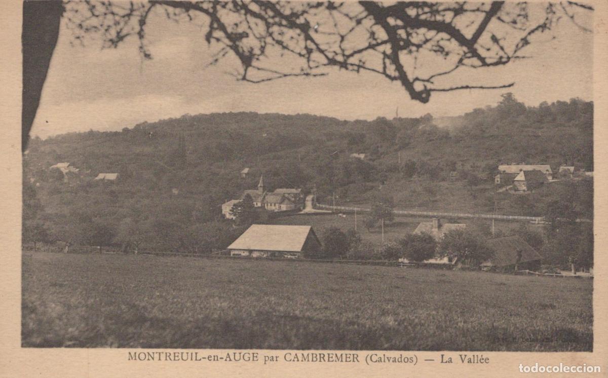 Cartes Postales: France Montreuil en Auge Vall&eacute;e Rurale Avec &Eacute;glise Unposted *YAA278
