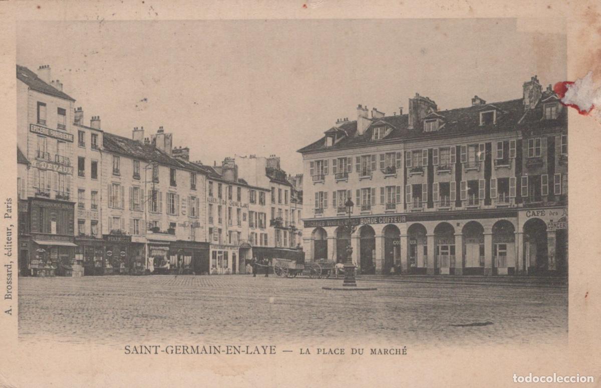 Postkarten: France Saint Germain en Laye &Icirc;le de Place du March&eacute; *YAA391