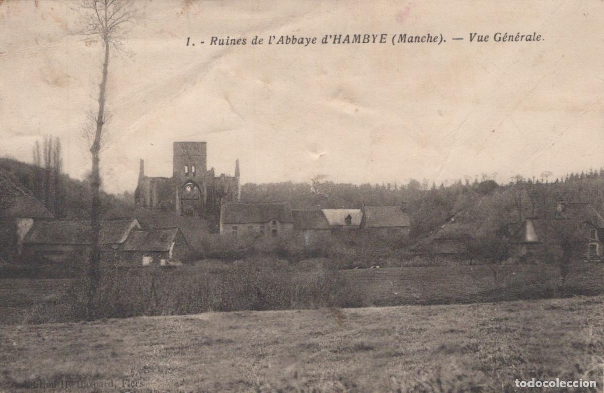 Postkarten: France Hambye Ruines de L Abbaye Vue G&eacute;n&eacute;rale Unposted *YAA293