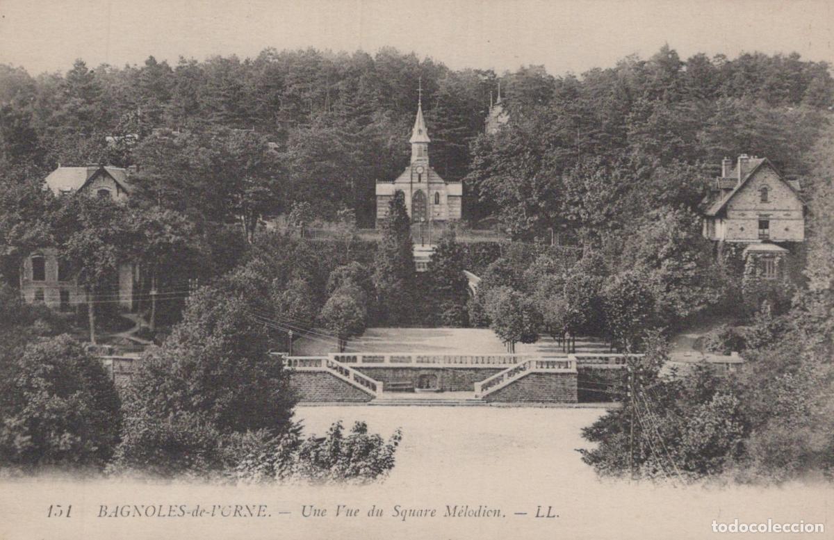 Postkarten: France Bagnoles de L Orne Square M&eacute;lodien Architecture Unposted *YAA411