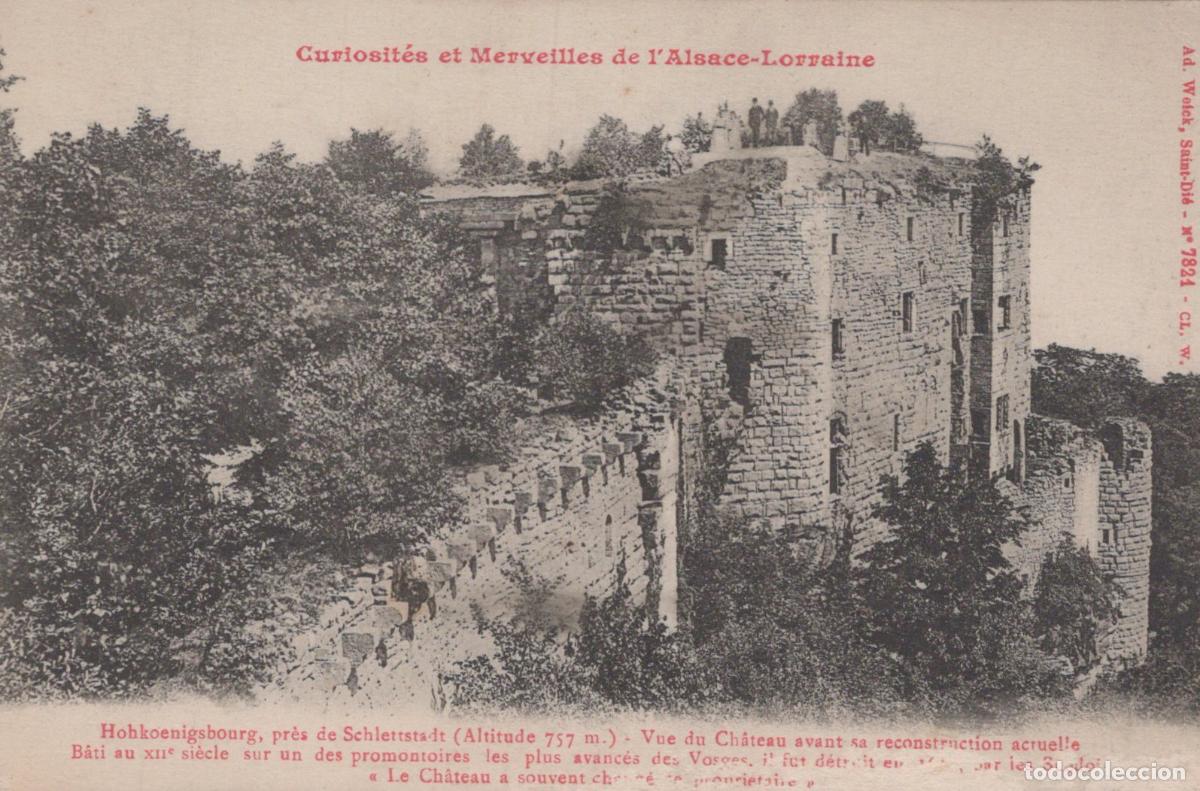 Postkarten: France S&eacute;lestat Ch&acirc;teau Haut K&oelig;nigsbourg Architecture M&eacute;di&eacute;vale Unposted *YAA419