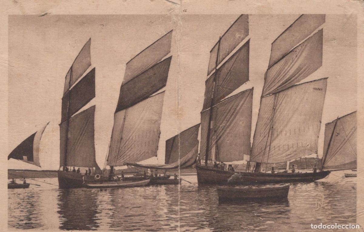 Postkarten: France St Malo Bretagne R&eacute;gate de Voiliers Traditionnels *YAA424