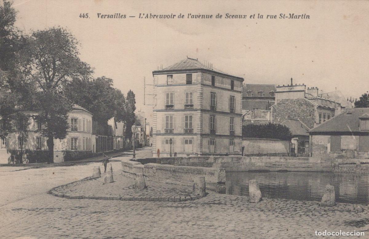 Postales: France Versailles &Icirc;le de Abreuvoir Av Sceaux Rue St Martin Unposted *YAA441