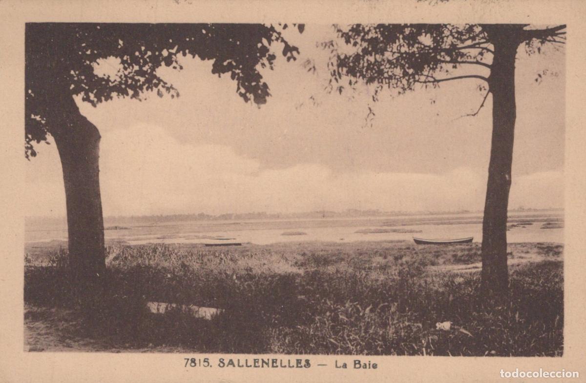 Postales: France Sallenelles Normandie la Baie Paysage Maritime Bateaux *YAA446