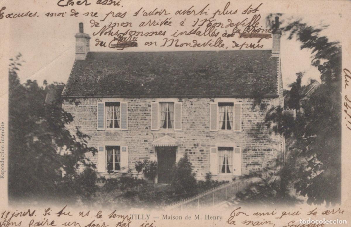 Postales: France Tilly sur Seulles Maison de M Henry Demeure Priv&eacute;e *YAA467