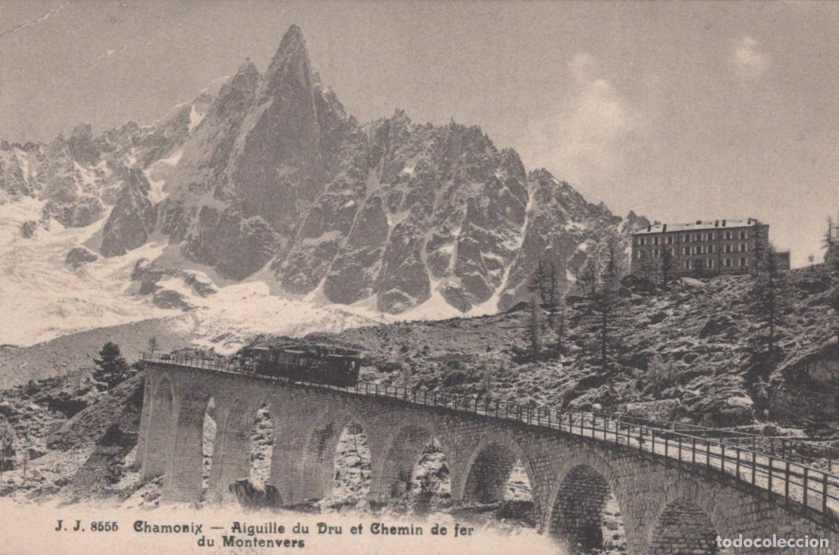 Postales: France Chamonix Montenvers Chemin de Fer Aiguille du Dru *YAA456