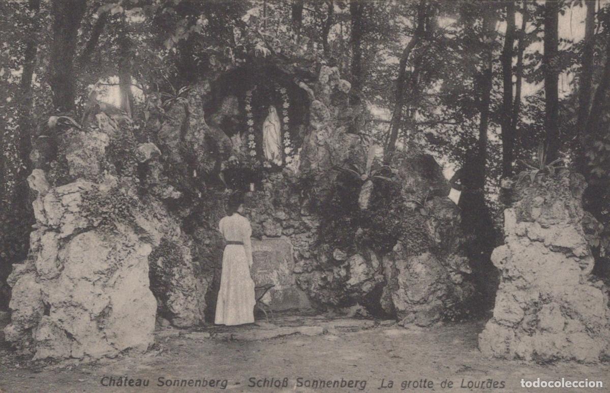 Postales: France Carspach Alsace Sonnenberg Lourdes Grotto Religion *YAA474