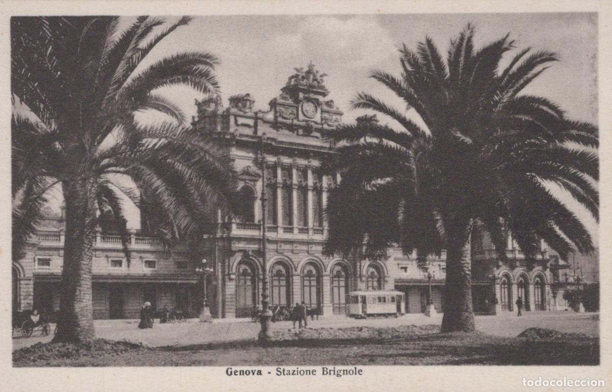 Postales: Italia Genoa Genova Stazione Brignole Architettura Ferroviaria Unposted *YAA328