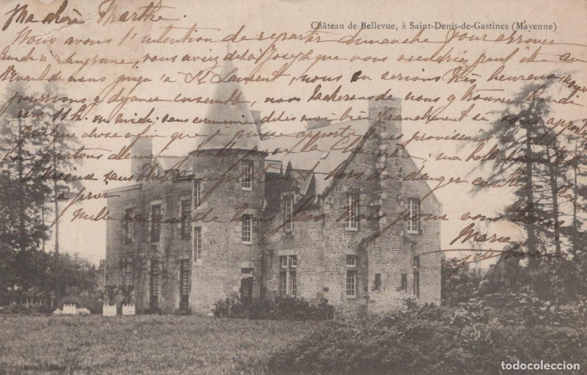 Postales: France Saint Denis de Gastines Ch&acirc;teau de Bellevue Architecture *YAA479