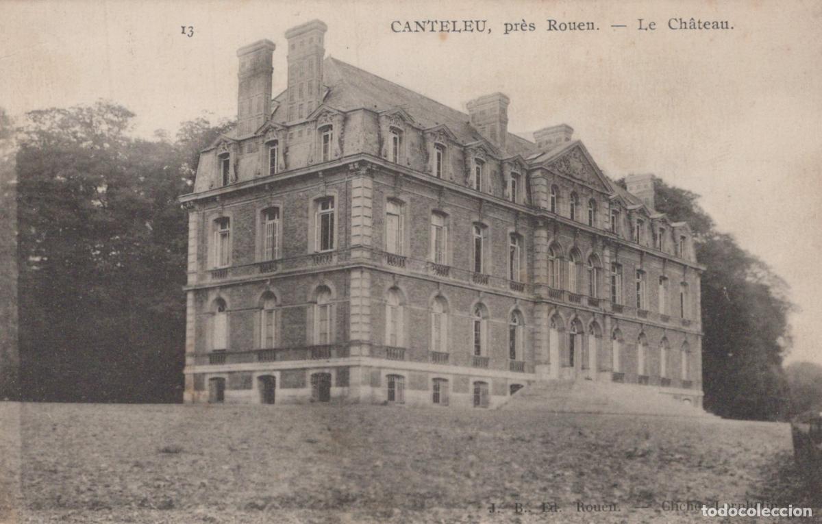 Cartoline: France Canteleu Pr&egrave;s Rouen Normandie Ch&acirc;teau &Eacute;l&eacute;gant Unposted *YAA494